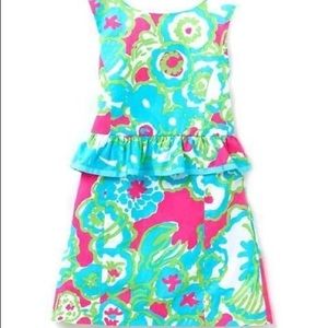 lilly pulitzer peplum dress